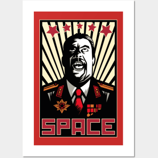 Escaping to the one place that hasn't been corrupted by capitalism - Space Posters and Art